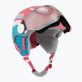 Cască de schi pentru copii  HEAD Maja Visor pink/blue/silver red 9