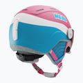 Cască de schi pentru copii  HEAD Maja Visor pink/blue/silver red 2