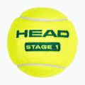 HEAD Etapa 1 mingi de tenis pentru copii 3 buc verde. 3