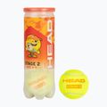 Mingi de tenis pentru copii HEAD Stage 2 3 buc portocaliu