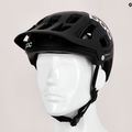 Cască de bicicletă POC Tectal Race MIPS uranium black/sapphire purple metallic/matt 13
