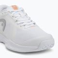 Încălțăminte de tenis pentru femei HEAD Sprint Team 4.0 white/ coral 7