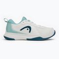Încălțăminte de tenis pentru copii HEAD Sprint Court 4.0 white/ turquise 2