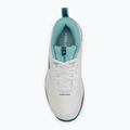Încălțăminte de tenis pentru copii HEAD Sprint Court 4.0 white/ turquise 5