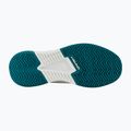 Încălțăminte de tenis pentru copii HEAD Sprint Court 4.0 white/ turquise 10