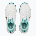 Încălțăminte de tenis pentru copii HEAD Sprint Court 4.0 white/ turquise 11