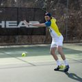 Pantaloni scurți de tenis pentru bărbați HEAD Club Alb 811379 9