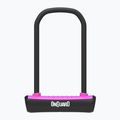 Lacăt de bicicletă OnGuard Neon 8152PN U-Lock black/pink