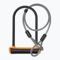 Lacăt de bicicletă OnGuard Neon 8154OR U-Lock black/orange