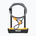 Lacăt de bicicletă OnGuard Neon 8154OR U-Lock black/orange
