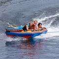 Plută de remorcare O'Brien Heli 3 Boat Tube Orange / Blue 9