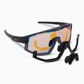 Bliz Vision Nano Optics Nordic Light S2 negru mat/coral deschis/albastru portocaliu ochelari de bicicletă multiplu