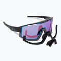 Ochelari de ciclism Bliz Fusion Nano Optics Nordic Light S2 negru mat/begonia/albastru violet multiplu