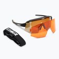 Ochelari de ciclism Bliz Breeze Polarized S3+S2 negru mat/maro argintiu oglindă/portocaliu de bază portocaliu