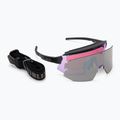 Ochelari de soare Bliz Breeze Small Nano Optics Nordic Light negru mat/begonia/albastru violet