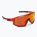 Ochelari de ciclism Bliz Fusion S3 transparent roșu / maro roșu roșu multi 52305-44 2