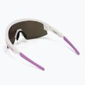 Ochelari de ciclism Bliz Matrix S3 mat alb violet mat cu logo / maro roz multi 52304-04 2