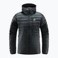 Jachetă pentru bărbați Haglöfs Micro Nordic Down Hood negru 605047