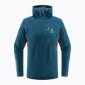 Hanorac de trekking pentru bărbați Haglöfs L.I.M Mid Comp Hood albastru 605254