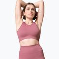 Casall Essential Block Seamless Sport top de antrenament pentru femei roz 22114