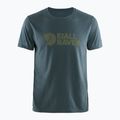 Tricou de trekking pentru bărbați Fjällräven Logo albastru marin F87310