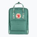 Rucsac turistic Fjällräven Kanken 16 l frost green/confetti pattern