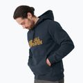 Hanorac cu glugă Fjällräven Logo pentru bărbați  albastru marin F84144