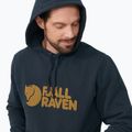 Hanorac cu glugă Fjällräven Logo pentru bărbați  albastru marin F84144 4