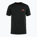 Tricou pentru bărbați Fjällräven Abisko Wool Logo black