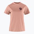 Tricou de trekking pentru femei Fjällräven Fox Boxy Logo dusty rose