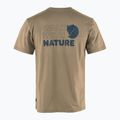 Tricou pentru bărbațiFjällräven Walk With Nature suede brown 2