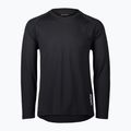 Longsleeve de ciclism pentru bărbați POC DH Jersey carbon black