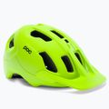 Cască de bicicletă POC Axion SPIN fluorescent yellow/green matt