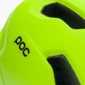 Cască de bicicletă POC Axion SPIN fluorescent yellow/green matt 7