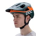 Cască de ciclism POC Cularis Pure pargasite green matt/fluorescent orange matt 2