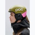 Cască de schi POC Obex Contour olivine green matt/thulite pink matt 7