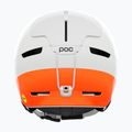 Cască de schi POC Obex MIPS hydrogen white/fluorescent orange 4