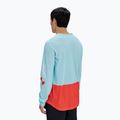 Longsleeve de ciclism pentru bărbați POC Motion Air Jersey lazurite blue/carnelian orange 2