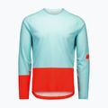 Longsleeve de ciclism pentru bărbați POC Motion Air Jersey lazurite blue/carnelian orange 5
