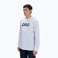 Bluză cu mânecă lungă POC Tee hydrogen white/lazurite blue