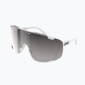 Ochelari de soare POC Devour hydrogen white/clarity road/sunny silver