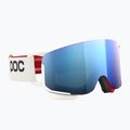 Ochelari de schi POC Nexal Mid rouge/blanc/partly sunny blue