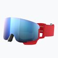 Ochelari de schi POC Nexal Mid rouge/blanc/partly sunny blue 2