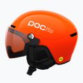 Cască de schi pentru copii POC POCito Obex Visor S2 Jr fluorescent orange 2