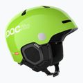 Cască de schi pentru copii POC POCito Fornix MIPS fluorescent yellow/green