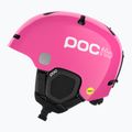 Cască de schi pentru copii POC POCito Fornix MIPS fluorescent pink 2
