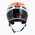 Cască de schi POC Obex Connect hydrogen white/fluorescent orange avip 3