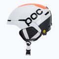 Cască de schi POC Obex Connect hydrogen white/fluorescent orange avip 4