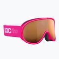 Ochelari de schi pentru copii POC POCito Retina Jr S2 fluorescent pink/partly sunny light orange
