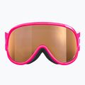 Ochelari de schi pentru copii POC POCito Retina Jr S2 fluorescent pink/partly sunny light orange 3